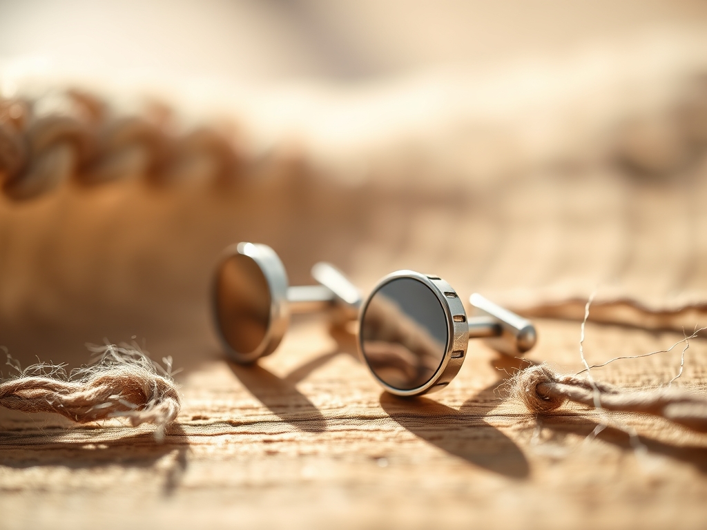 Custom Silver Cufflinks