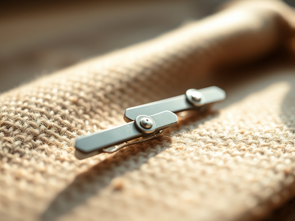 Custom Silver Tie Clips