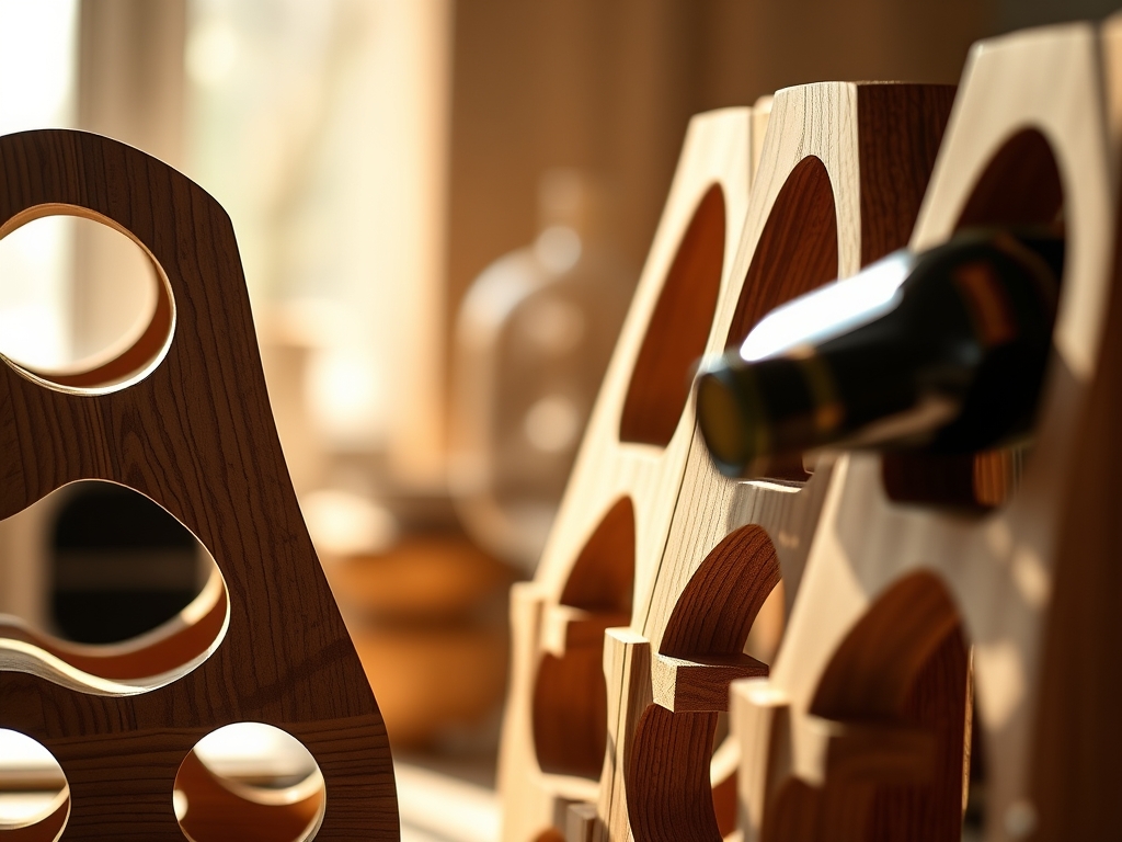 Custom Wood Wine Racks