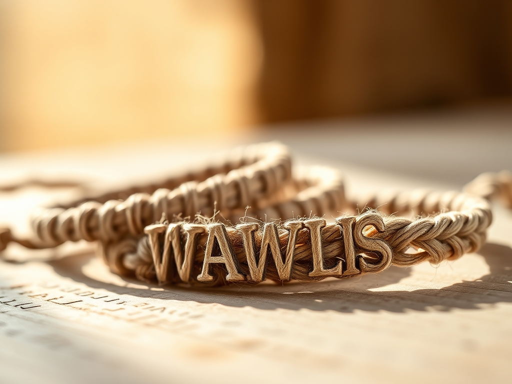 Custom Woven Name Bracelets