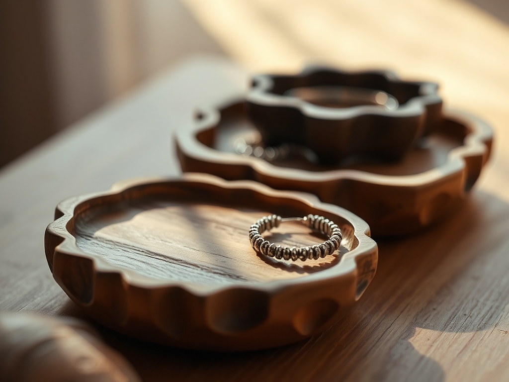 Hand Carved Jewelry Trays
