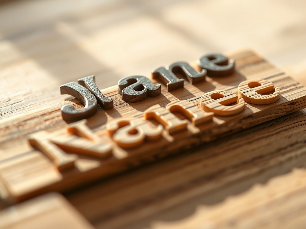 Hand Carved Name Plaques