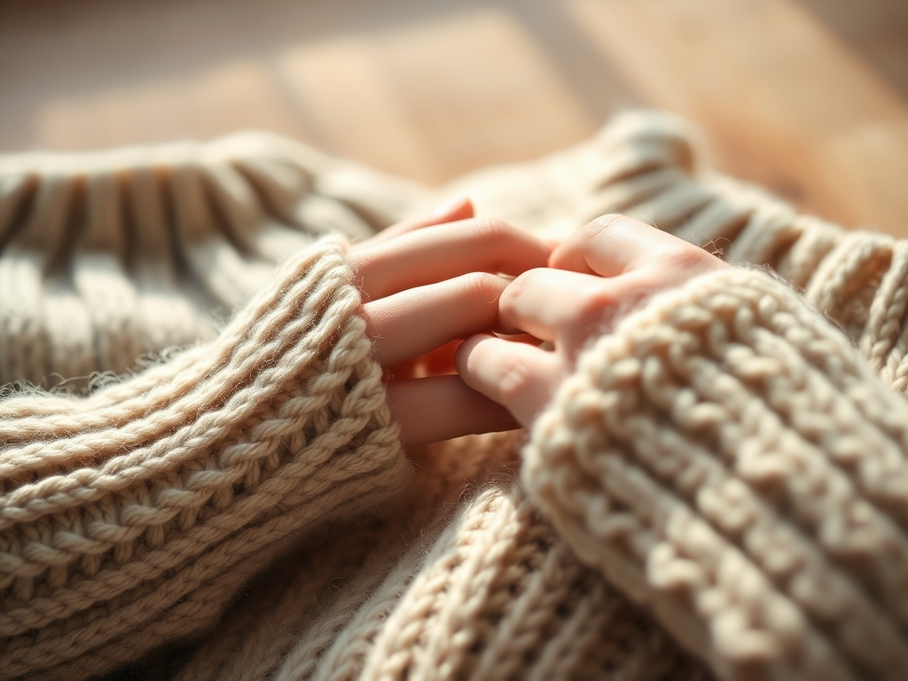 Hand Knit Anniversary Sweaters