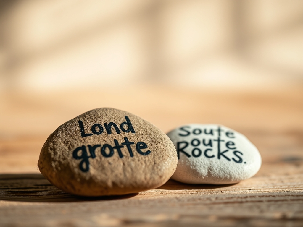 Hand Painted Quote Rocks