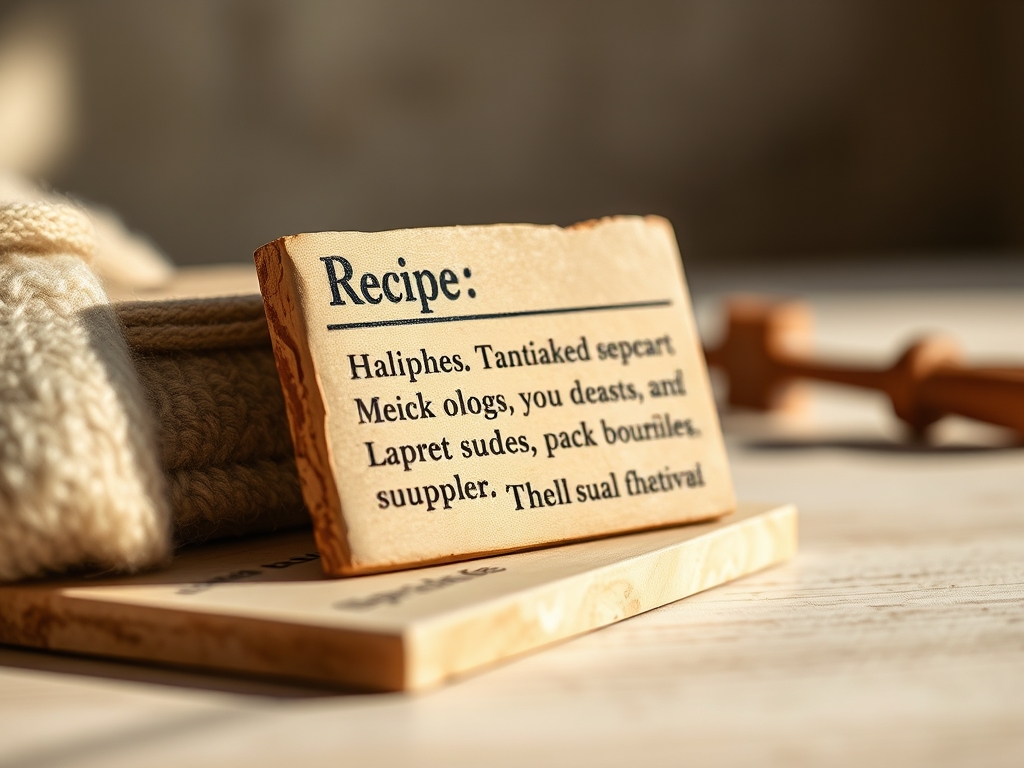 Hand Painted Recipe Tiles