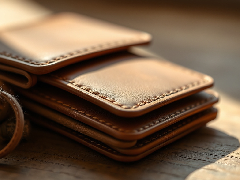 Hand Stitched Leather Wallets
