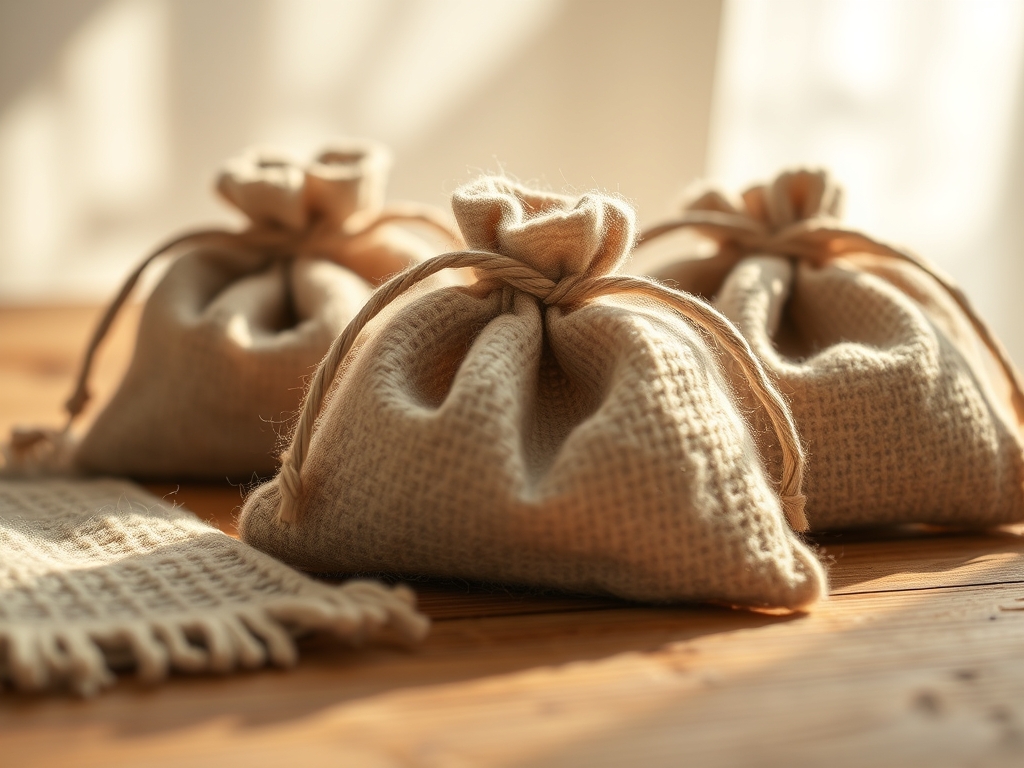 Hand Stitched Sachet Bags