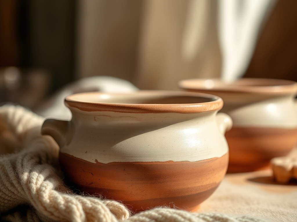 Hand Thrown Soup Crocks