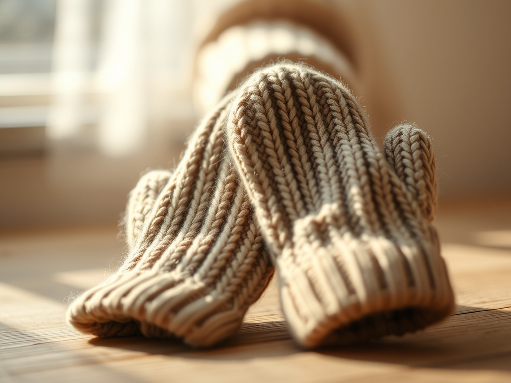 Personalized Knitted Mittens