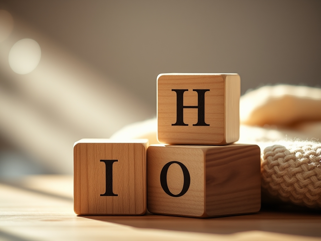 Personalized Wooden Toy Blocks