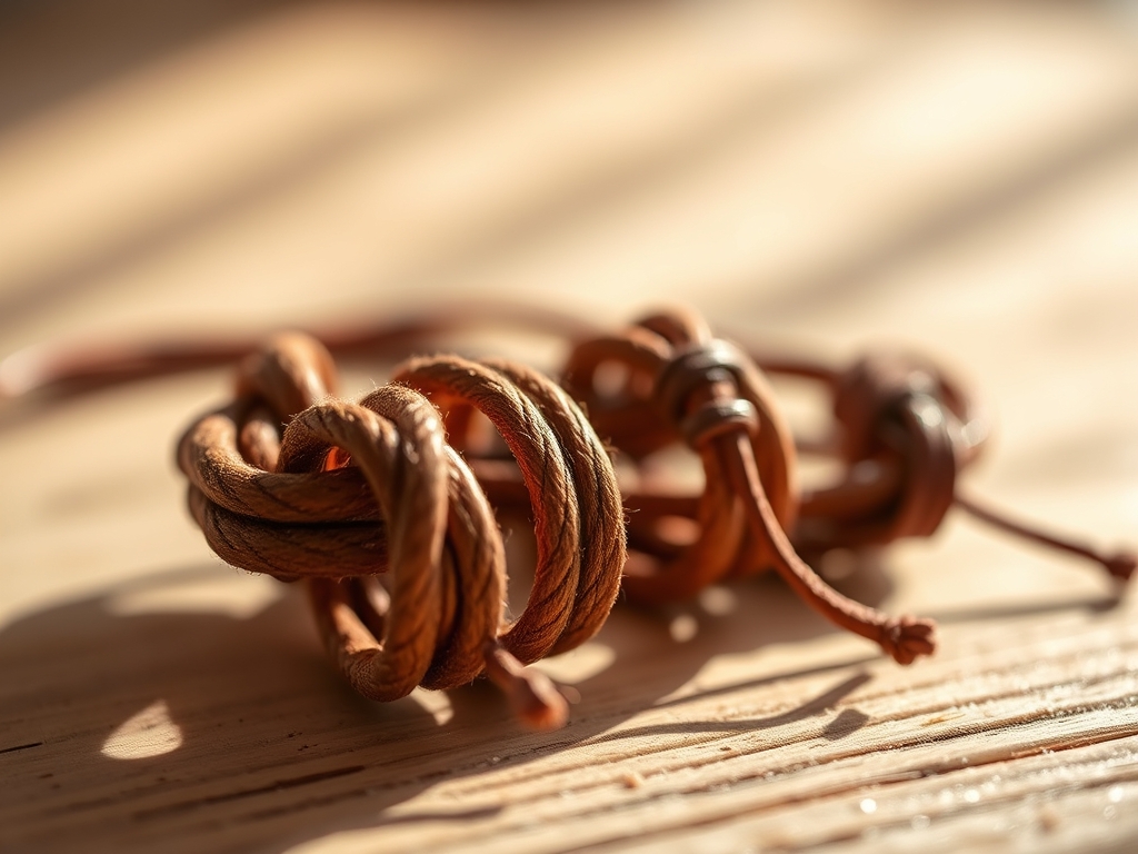 Custom Leather Cord Wraps