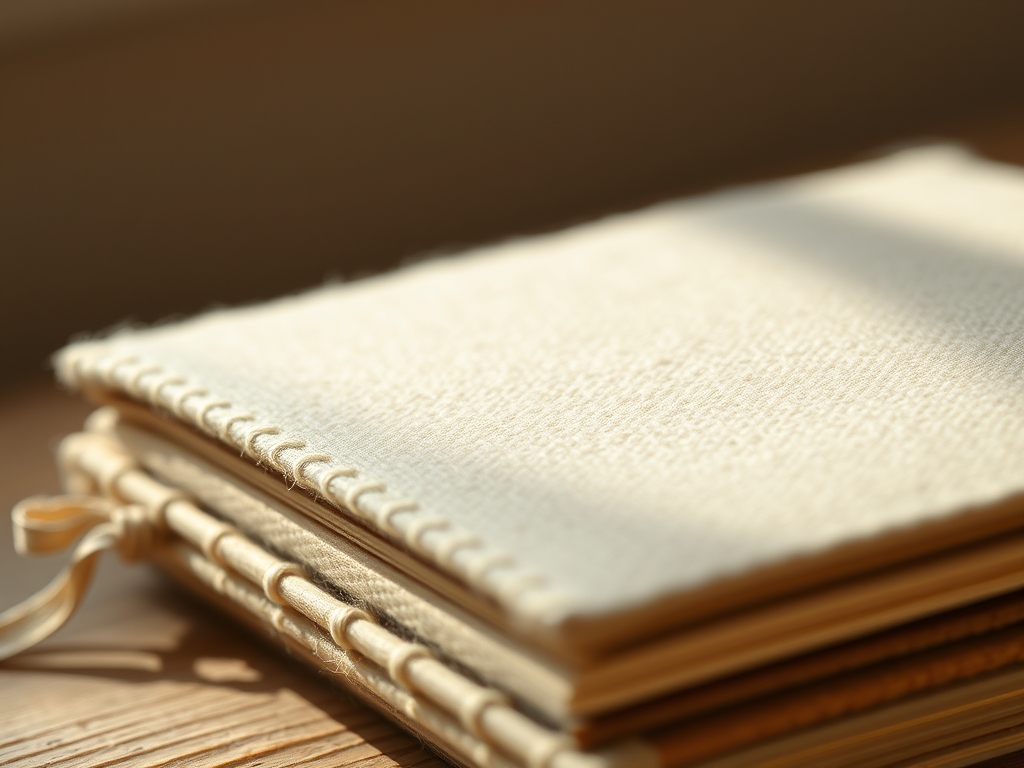 Hand Stitched Fabric Books