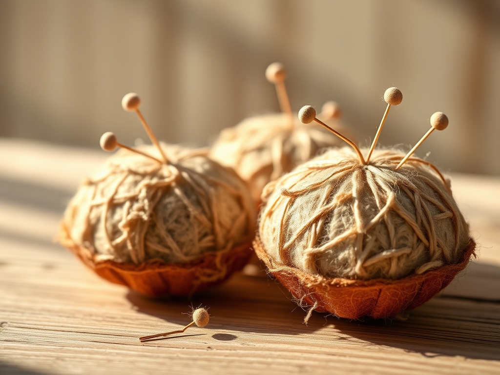 Hand Stitched Pincushions