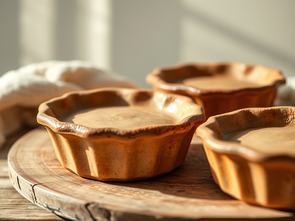 Hand Thrown Pie Dishes