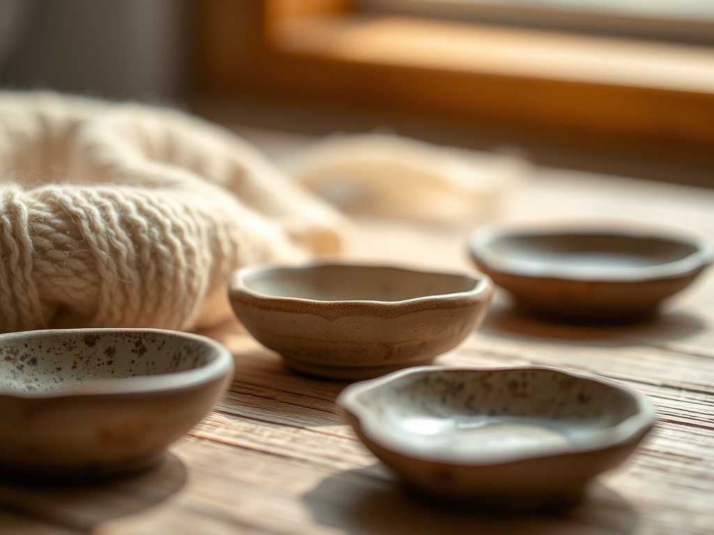 Hand Thrown Trinket Dishes