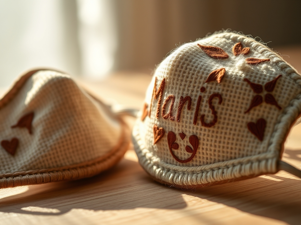 Personalized Embroidered Masks