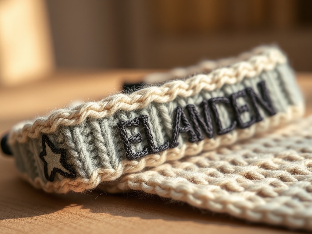 Personalized Knitted Headbands