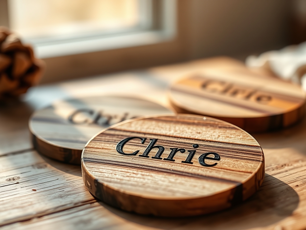 Personalized Wooden Coasters